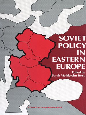 cover image of Soviet Policy in Eastern Europe